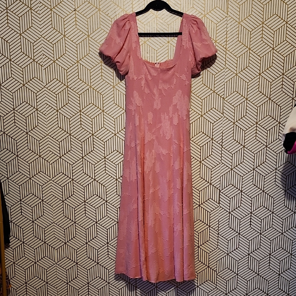 Show Me Your MuMu Pink Midi Dress
